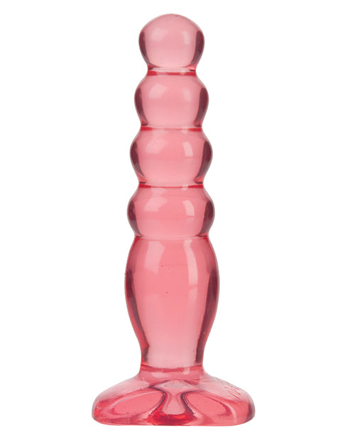 Doc Johnson Crystal Jellies 5" Anal Delight | Pink