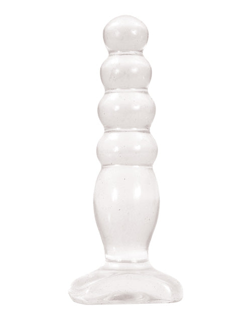 Doc Johnson Crystal Jellies 5" Anal Delight | Clear 