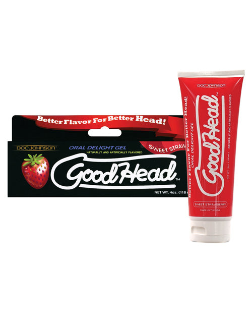 Good Head Oral Gel - 4 Oz Strawberry 