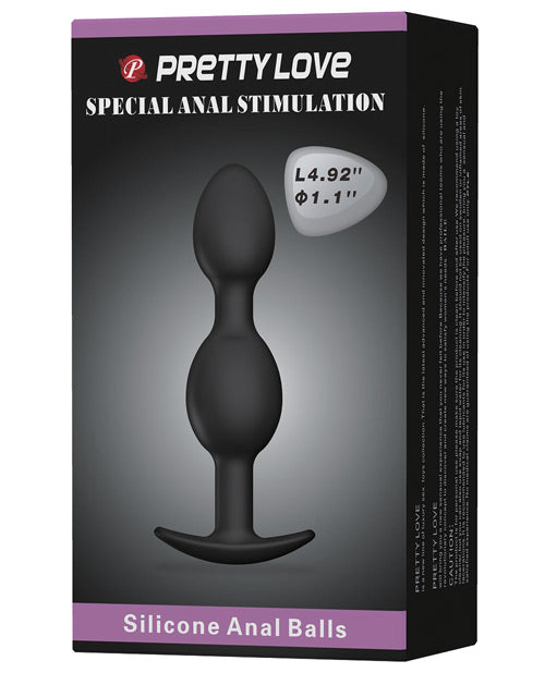 Pretty Love Silicone Anal Plug W/ball