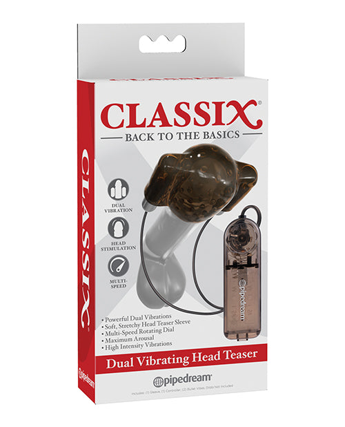 Classix Dual Vibrating Head Teaser | Smoke 