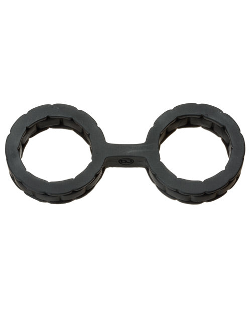 Japanese Bondage Silicone Cuffs | Black