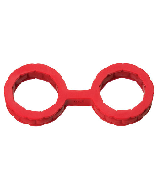 Japanese Bondage Silicone Cuffs | Red