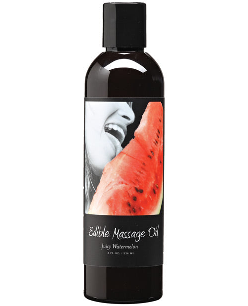 Earthly Body Hemp Edible Massage Oil | Watermelon 