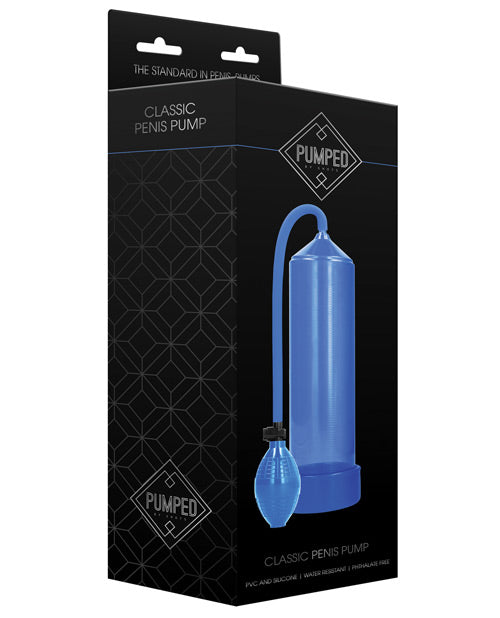 Shots Pumped Classic Penis Pump | Blue 