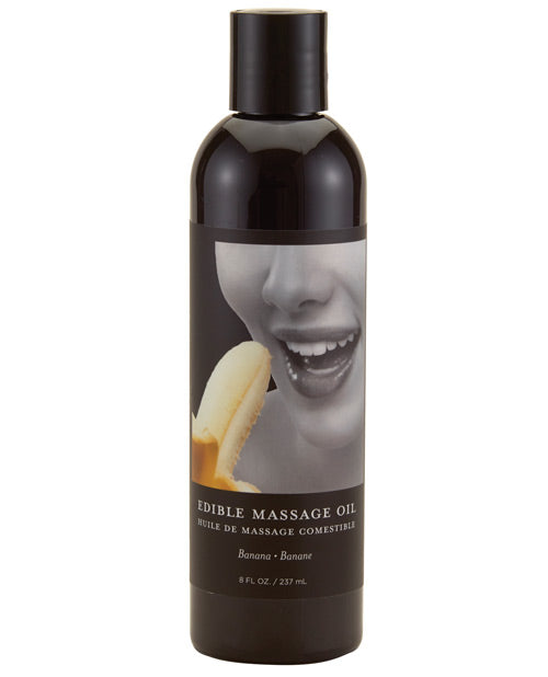 Earthly Body Edible Massage Oil | Banana 8oz 
