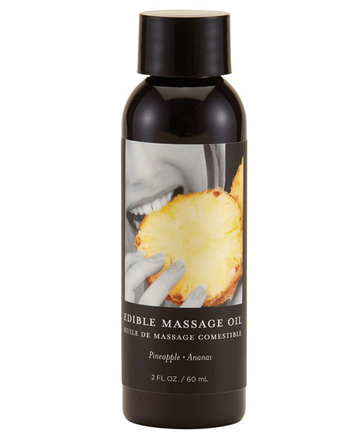 Earthly Body Edible Massage Oil | Pineapple 2oz 