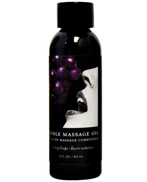 Earthly Body Edible Massage Oil | Grape 2oz