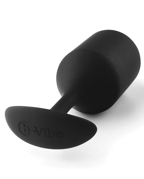 B-vibe Weighted Snug Plug 4 - Black