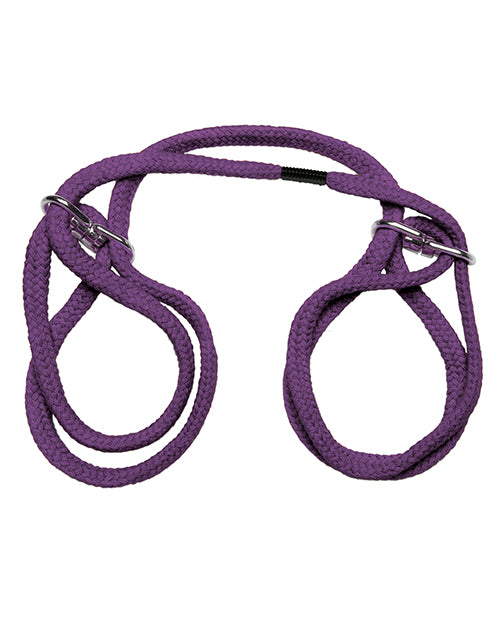 Japanese Style Bondage Wrist Or Ankle Cotton Rope | Purple 