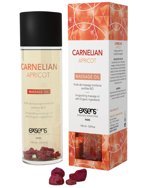 Exsens Of Paris Organic Massage Oil | Carnelian Apricot