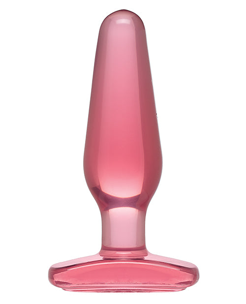 Doc Johnson Crystal Jellies Butt Plug | Medium Pink