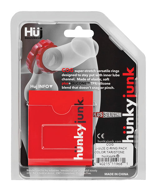 Hunky Junk Cog Ring 2 Size Double Pack - Pack Of 2