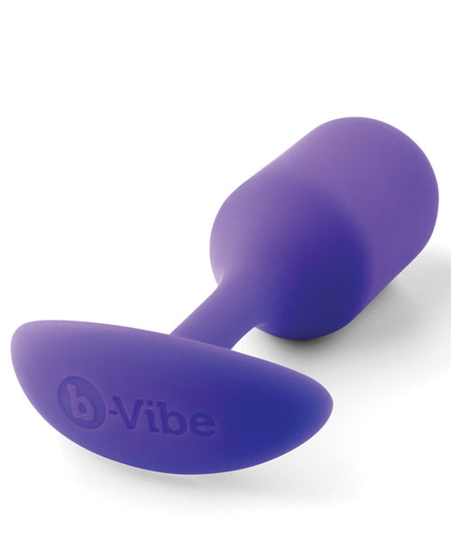 B-vibe Weighted Snug Plug 2 - Purple