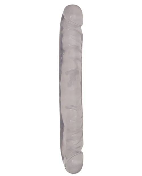 Crystal Jellies 12" Jr. Double Dong | Clear 
