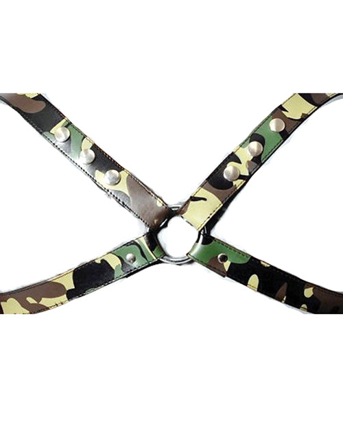 The Red Leather X Harness - Camo Large/extra Large