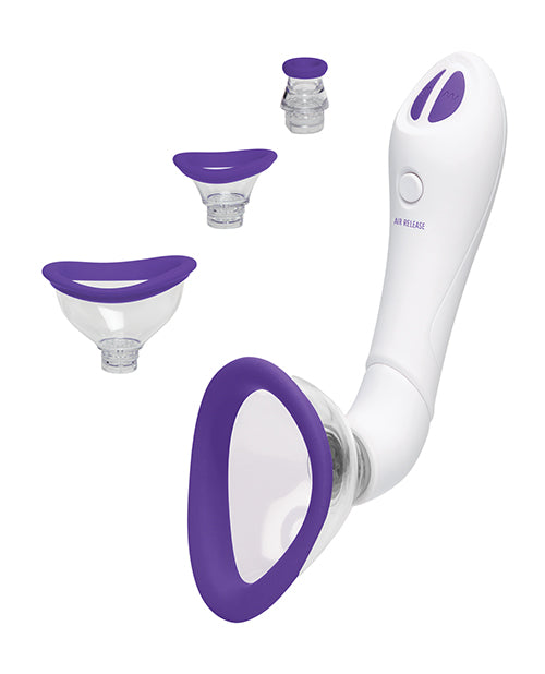 Bloom Intimate Body Automatic Vibrating Rechargeable Pump | Purple 