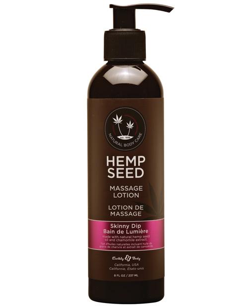 Earthly Body Hemp Seed Massage Lotion | Skinny Dip 8oz