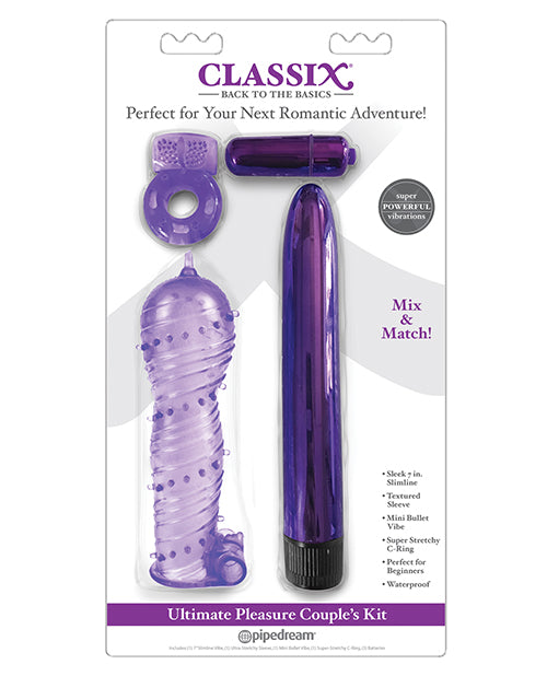 Classix Ultimate Pleasure Couples Kit | Purple 