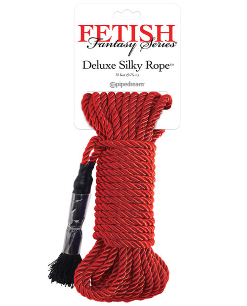 Fetish Fantasy Series Deluxe Silk Rope | Red 