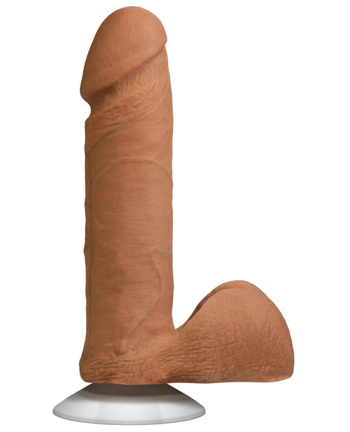 Realistic Ultraskyn Cock W/balls | Brown 6"