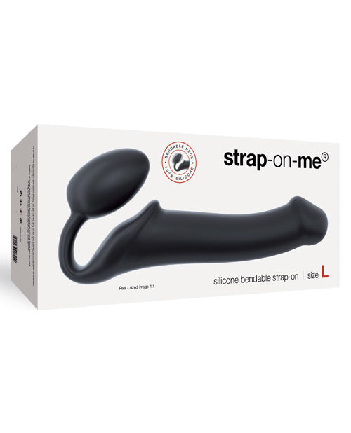 Strap On Me Silicone Bendable Strapless Strap | Large Black