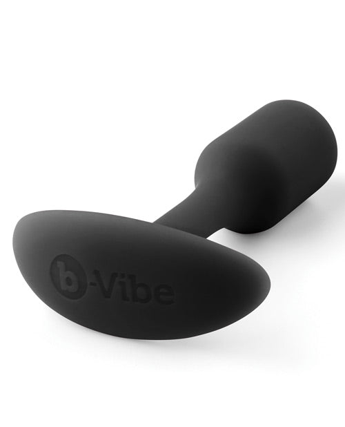 B-vibe Weighted Snug Plug 1 - Black