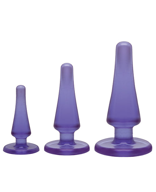 Crystal Jellies Anal Initiation Kit | Purple