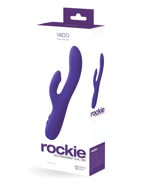 Vedo Rockie Rechargeable Dual Vibe | Indigo