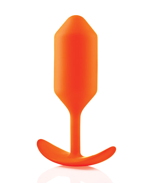 B-vibe Weighted Snug Plug 3 - Orange