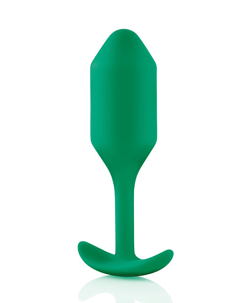 B-vibe Weighted Snug Plug 2 - Green