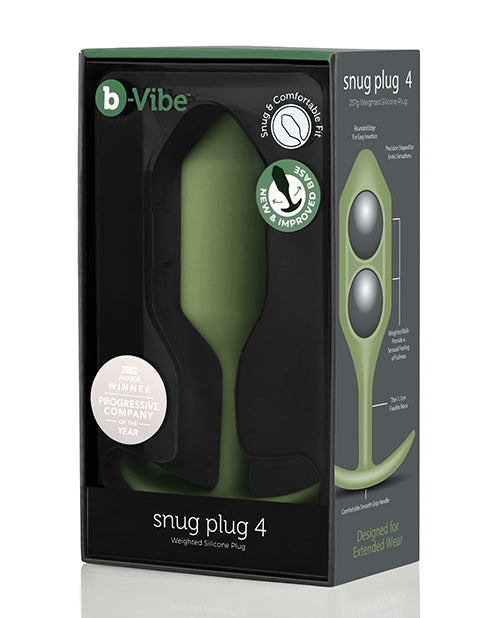B-vibe Weighted Snug Plug 4 - Army