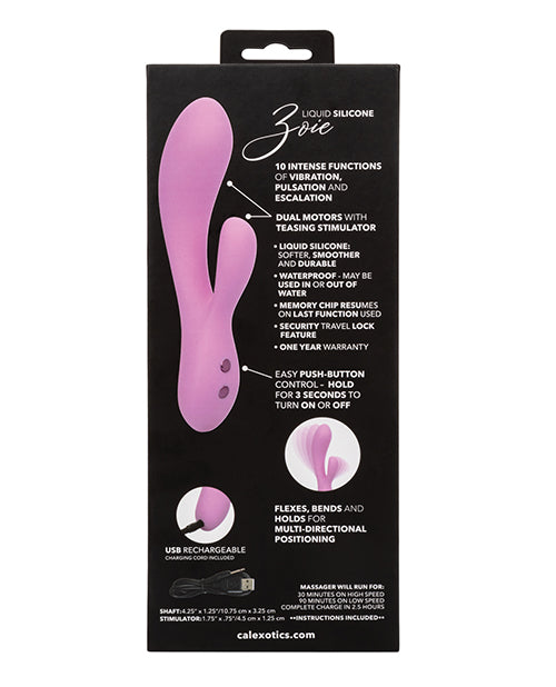 Contour Zoie Flexible Dual Massager - Pink