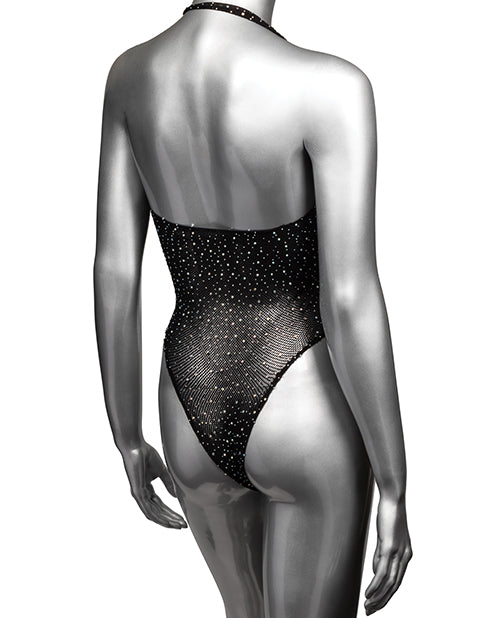 Radiance Deep V Body Suit - Black Qn