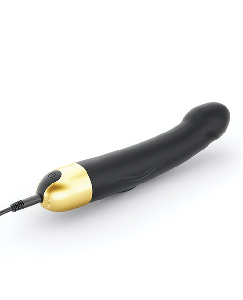 Dorcel Real Vibration M 8.6" Rechargeable Vibrator 2.0 - Black/gold