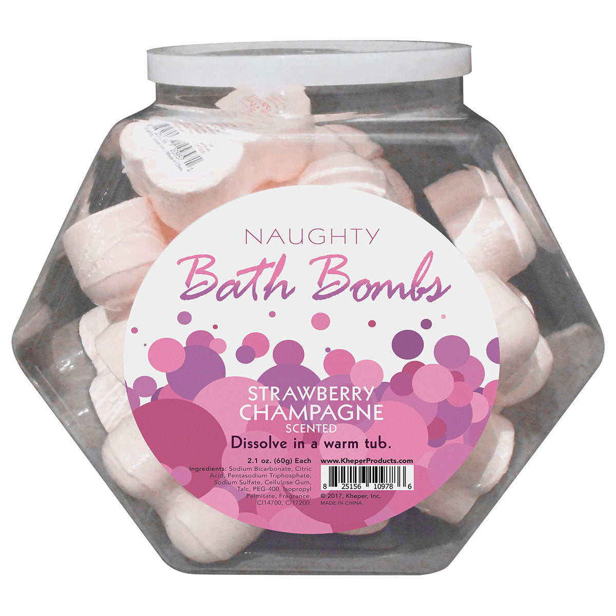 Naughty Bath Bomb 24pc Fishbowl [29388]