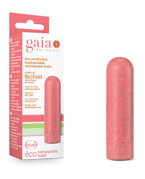 Blush Gaia Eco Rechargeable Bullet