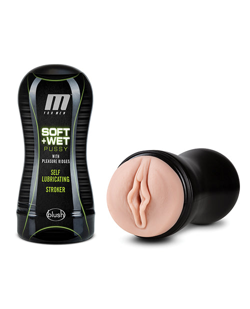 Blush M For Men Soft And Wet Pussy With Pleasure Ridges Self Lubricating Stroker