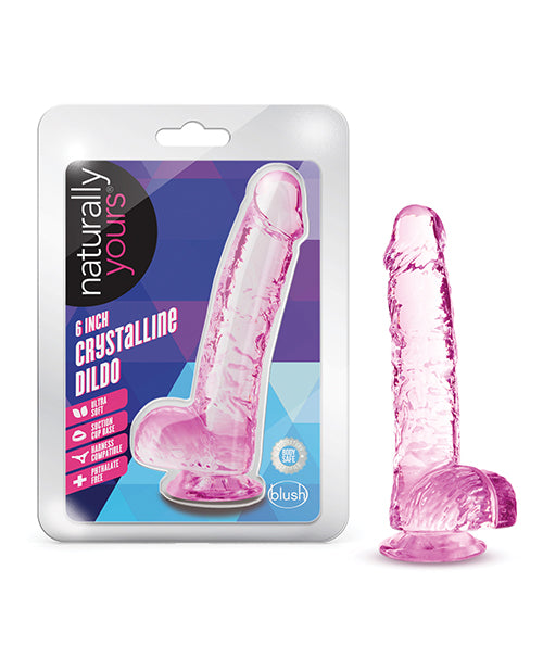 Blush Naturally Yours 6" Crystalline Dildo