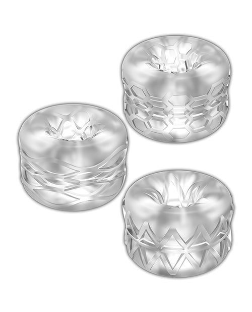 Zolo Bumperz Squeezable Stroker Set - Clear