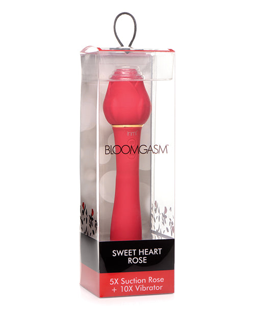 Inmi Bloomgasm Sweet Heart Rose 5x Suction Rose & 10x Vibrator