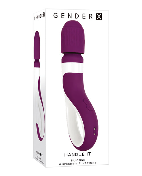 Gender X Handle It Wand - Purple/white