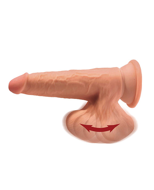 King Cock Plus 7" Triple Density Cock W/swinging Balls