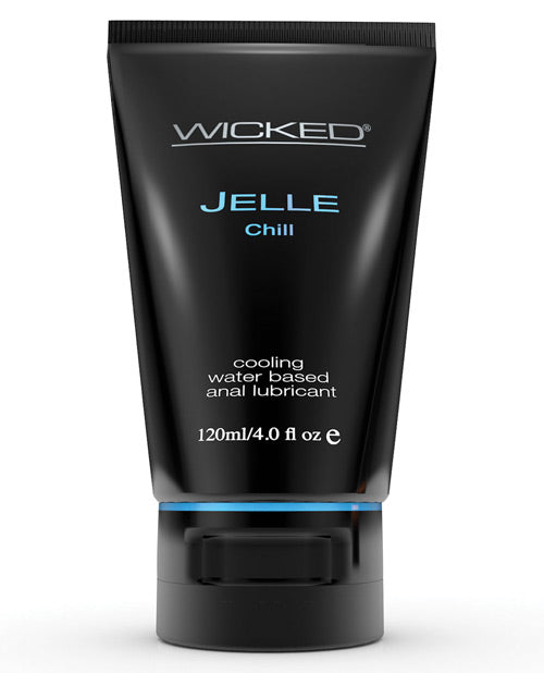 Wicked Sensual Care Jelle Cooling Water Based Anal Gel Lubricant - 4 Oz