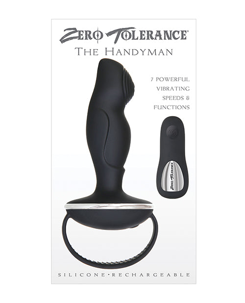 Zero Tolerance Handyman Prostate Stimulator - Black