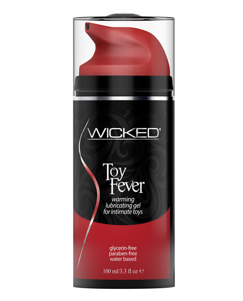 Wicked Sensual Care Toy Fever Water Based Warming Lubricant - 3.3 Oz