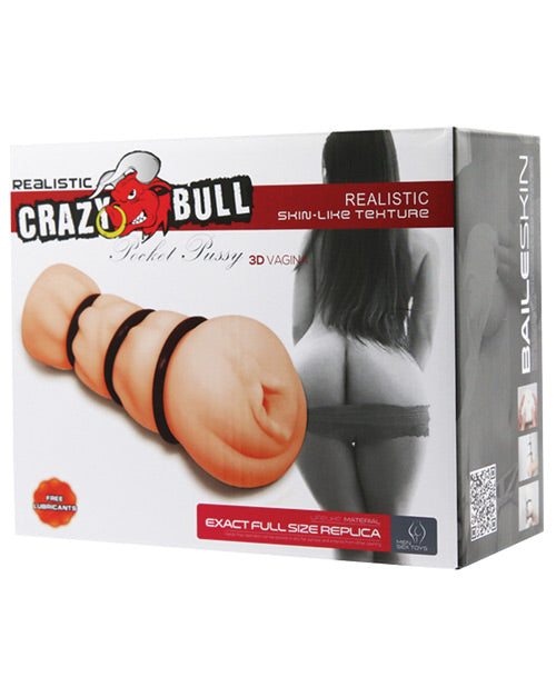 Crazy Bull Pocket Pussy Masturbator Sleeve - Vagina