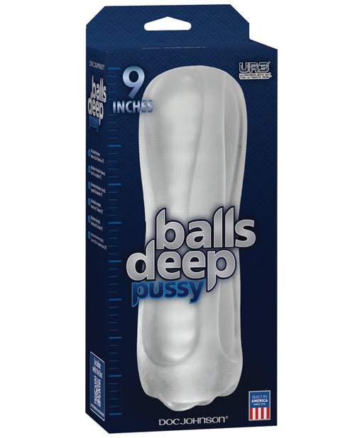 Balls Deep 9” Stroker - Pussy