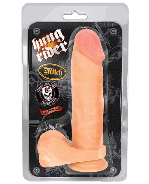 Hung Rider Mitch 8" Dildo w/suction Cup