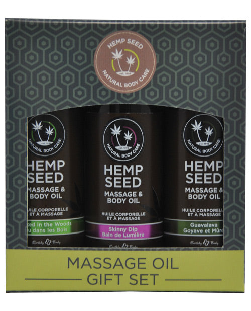 Earthly Body Massage Oil Gift Set